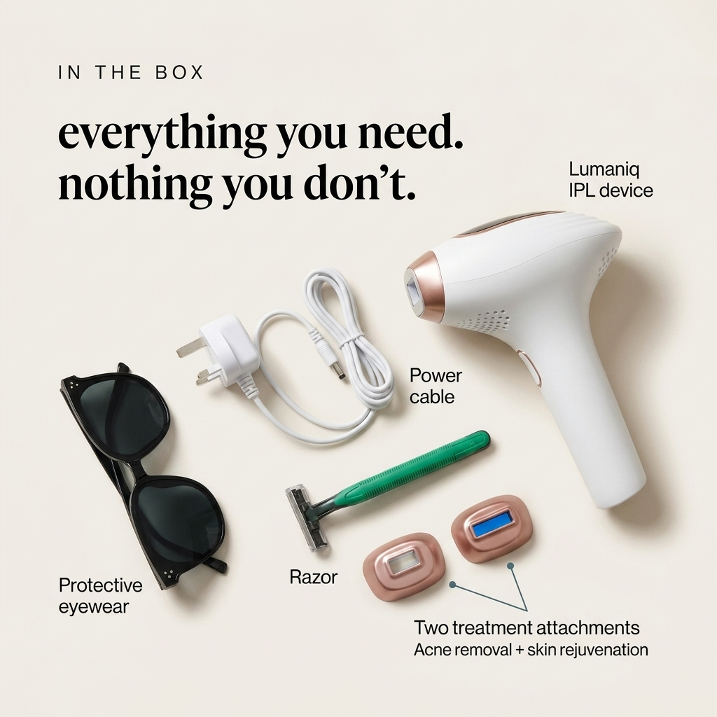 Lumaniq IPL Hair Removal Device