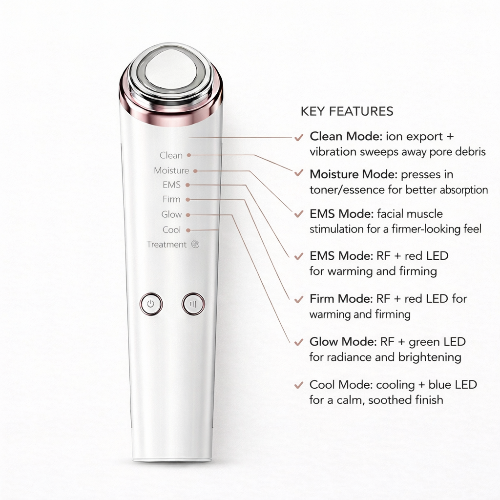 Microcurrent 6 in 1 Beauty Device